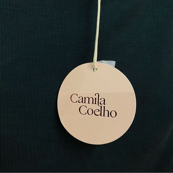 Camila Coelho Mabel Bodysuit Emerald Green
Teal Cutout one piece Revolve XXS - Picture 7 of 8